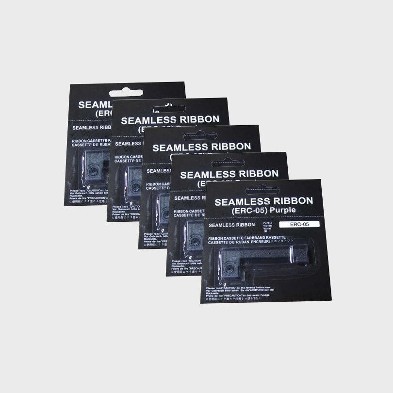 5pcs XiongCai Compatible Printer Ribbons for epson ERC-05 150II M1501I M160 163 164 EC7000 ERC05 SHARP EL7000 7001 printer ERC05