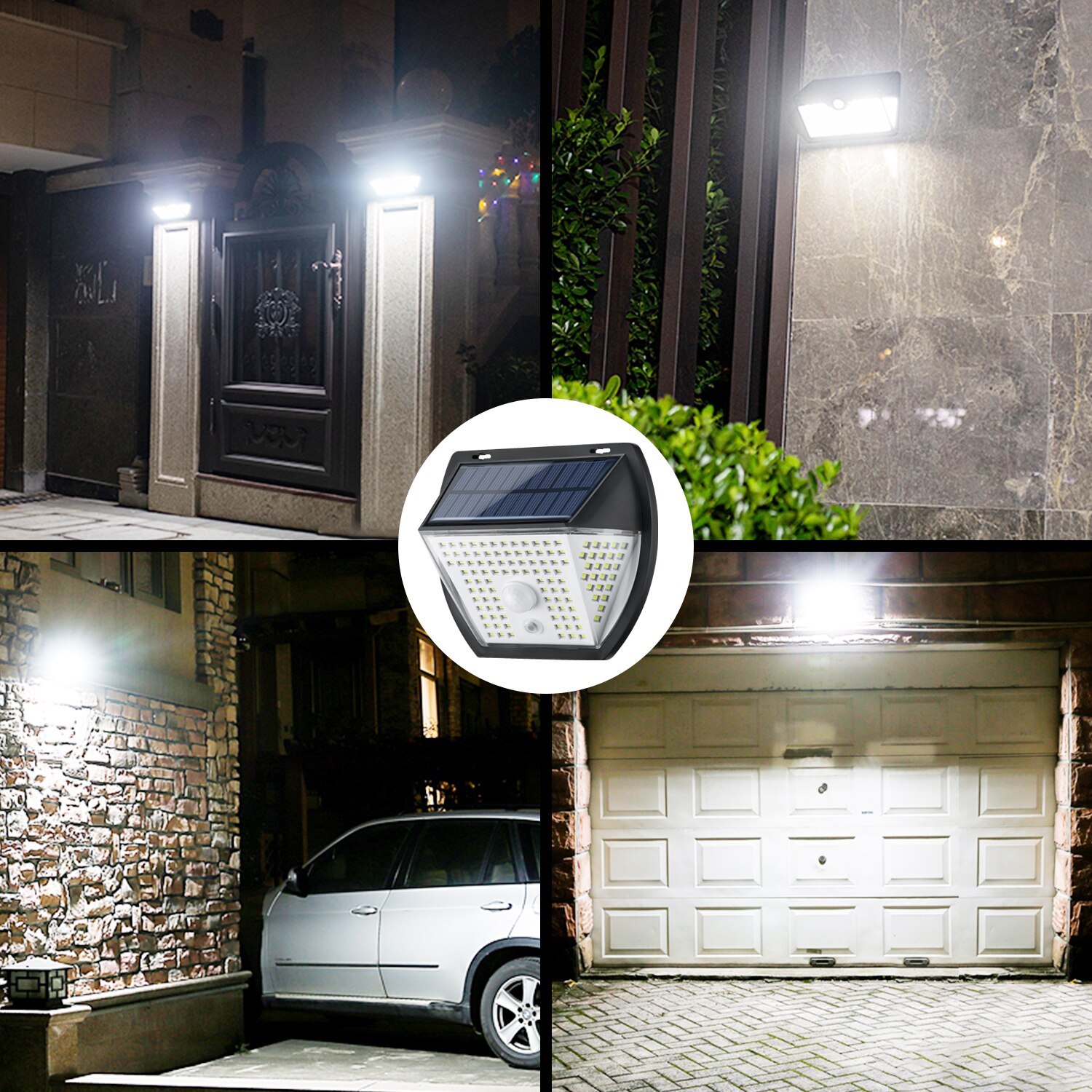 Greensun 138 Led Solar Wandlamp Outdoor Solar Lamp Waterdicht Zonne-energie Zonlicht Outdoor Solar Licht Voor Tuin Decoratie