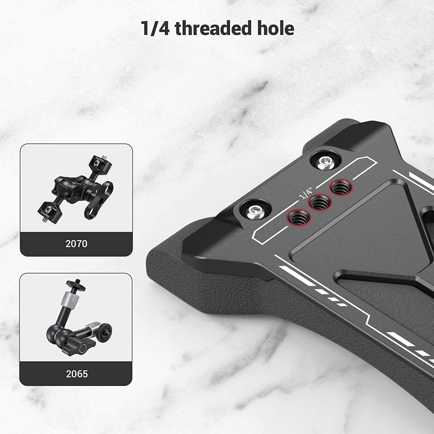 SmallRig Universal Basic Shoulder Pad with standard 15mm Rod Clamp for 15mm LWS system 2894