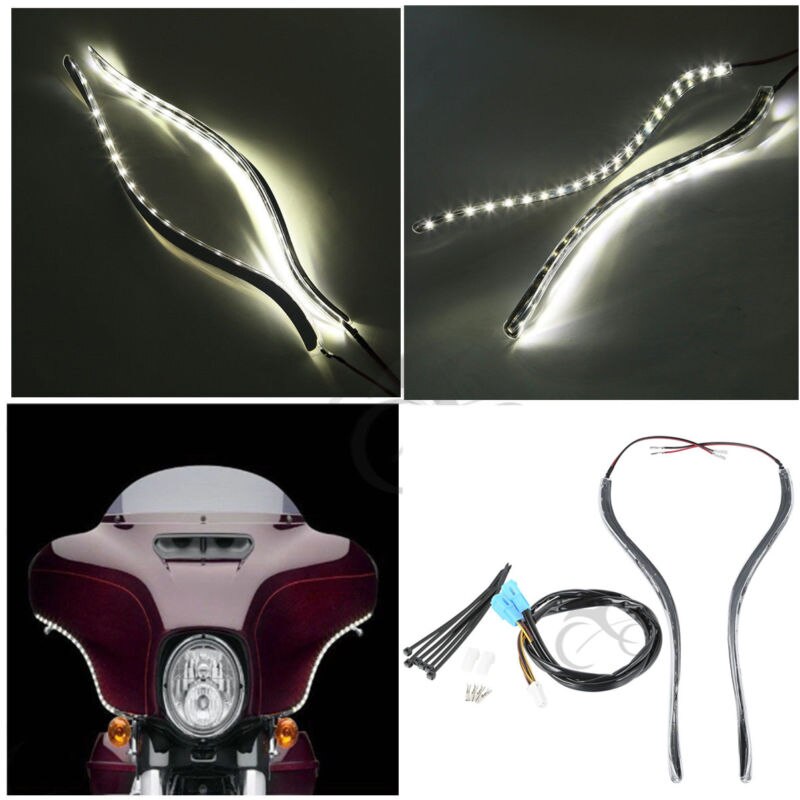 Lumière de carénage LED pour moto Harley Electra Glide Street Glide CVO Ultra Limited –