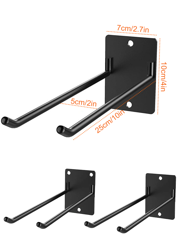 Vægkroge til værktøjsopbevaring haveredskabsophæng garageopbevaring kraftige vægkroge til stativ koste slanger skovl haveredskaber