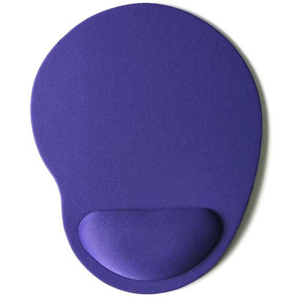 Foam 3D Mouse Pad Wrist Rest Mousepad Wristbands Pad Mousepads For Gamer: Purple