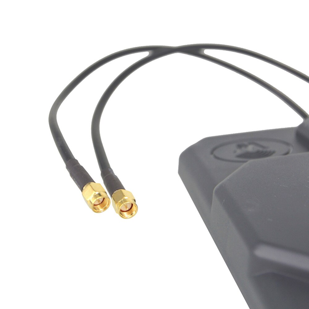 2*22dBi Outdoor 4G LTE MIMO Antenna Dual Polarization Panel Directional External Antenne For Wirness N male SMA Male 20cm Cable