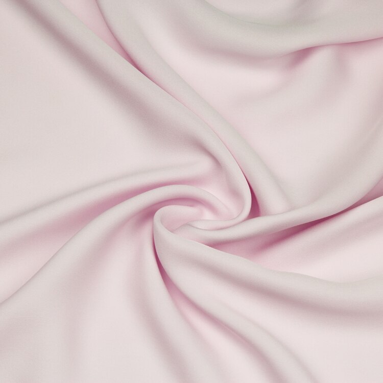 Tela de seda georgette crepé georgette, color rosa claro, resistente a arrugas, 140cm de ancho, SCG463