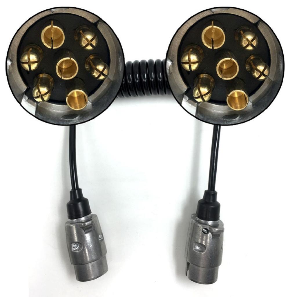 Stecker 7 Stift Aluminium Stecker Typ 12N Für Wohnwagen Verbindungen