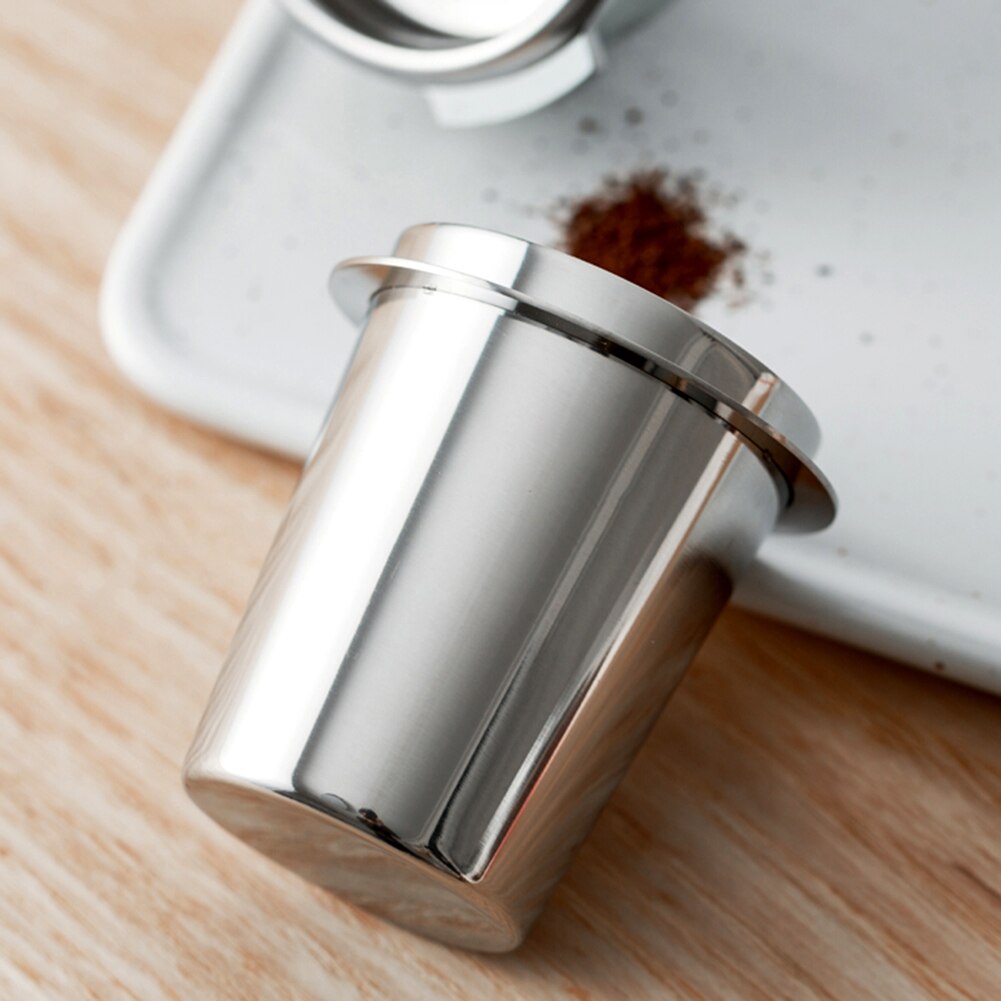 58mm Kaffee Pulver Zubringer Teil Edelstahl für Espresso Maschine Dosierung Tasse Tragbare Filter manipulieren Rost Beständig