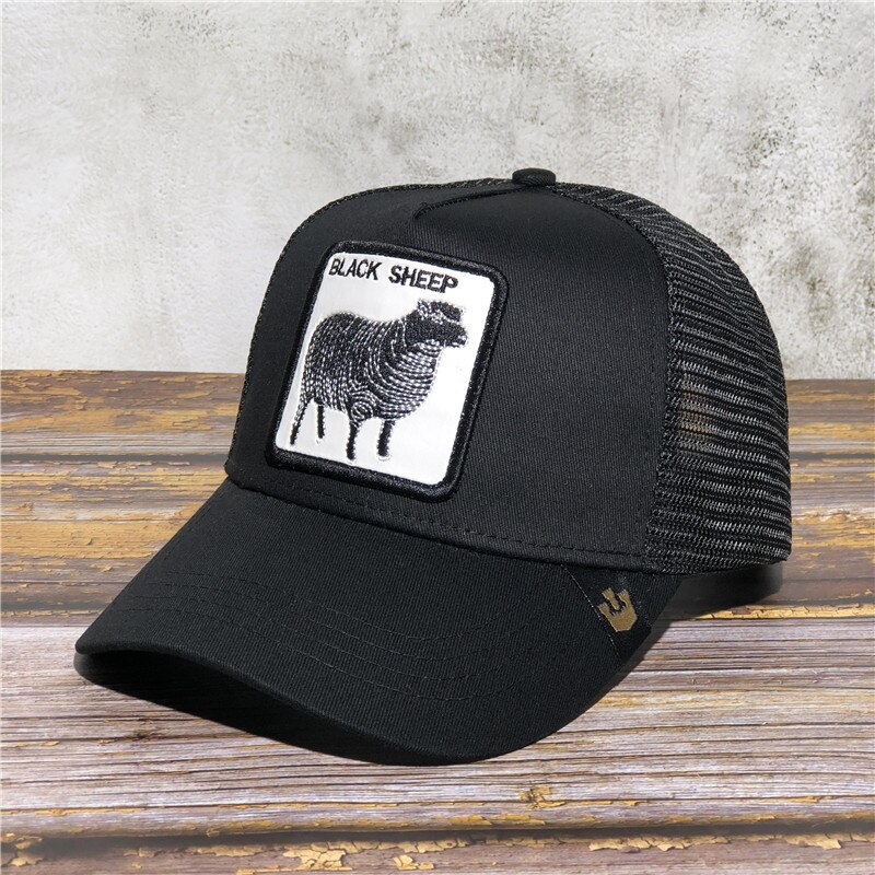 gooding Animal Embroidered Hat Truck Driver Popular Brand Baseball Cap Casquette: E