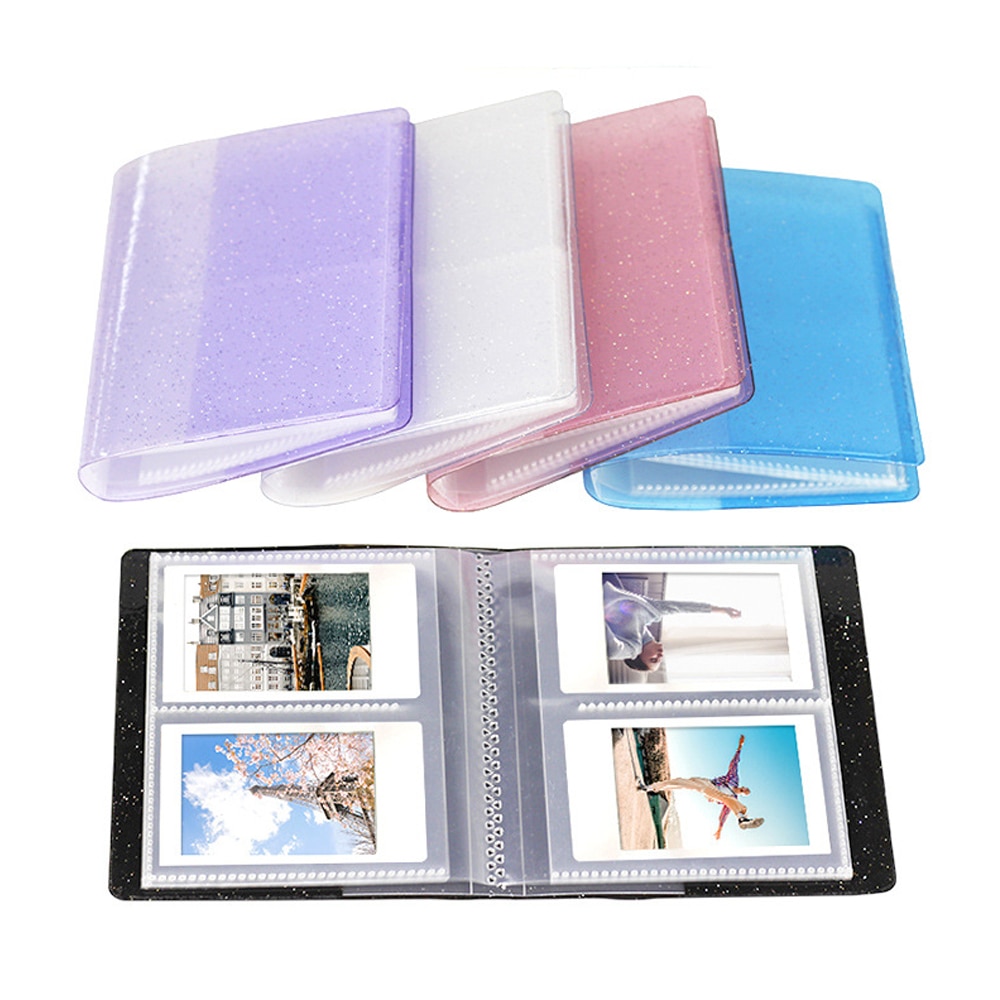 Besegad 64 Pocket Fotoalbum Voor Fujifilm Instax Mini11 3 Inch Kleur Foto Album Pvc Zachte Mini Boekje Foto Case