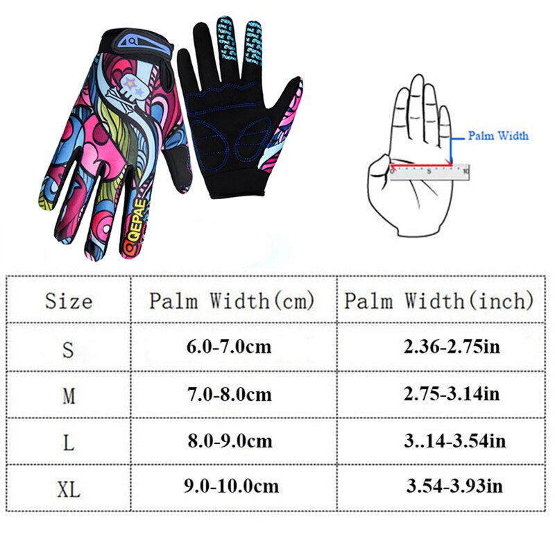 Guantes de ciclismo para hombre y mujer, manopla de dedo completo para bicicleta, pantalla a Color, a prueba de golpes, para motocicleta, guante cálido de invierno para deportes al aire libre