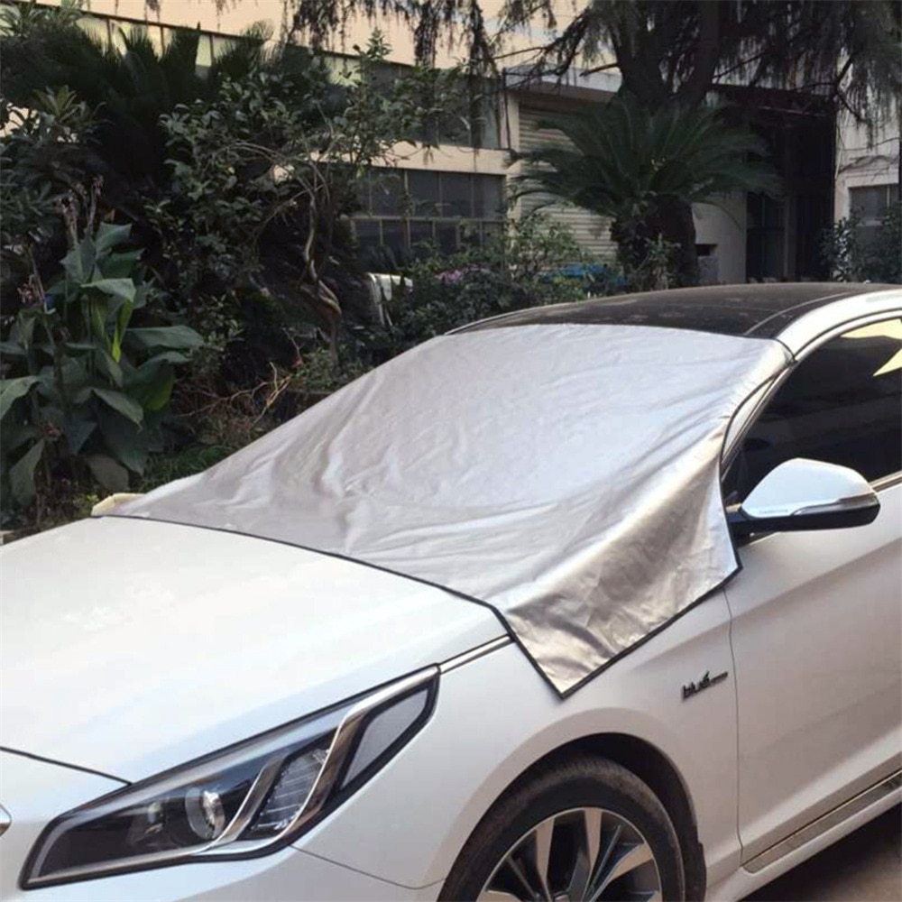 Paraplybetræk forrudebetræk varme solskærm anti sne frost isskjold støvbeskytter isfrost vinter 210*120cm