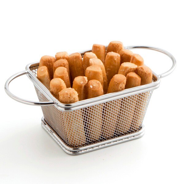 Cesta para Presentar Aperitivos Quid Select Acero inoxidable (9 x 10 cm)