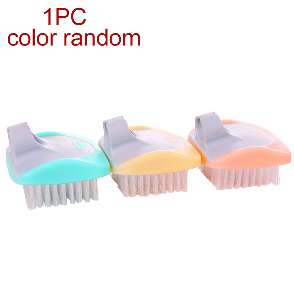Patata de Color aleatorio frutas verduras suciedad quitar el dedo anillo herramientas para el hogar cepillo de limpieza Durable portátil Helper utensilios de cocina
