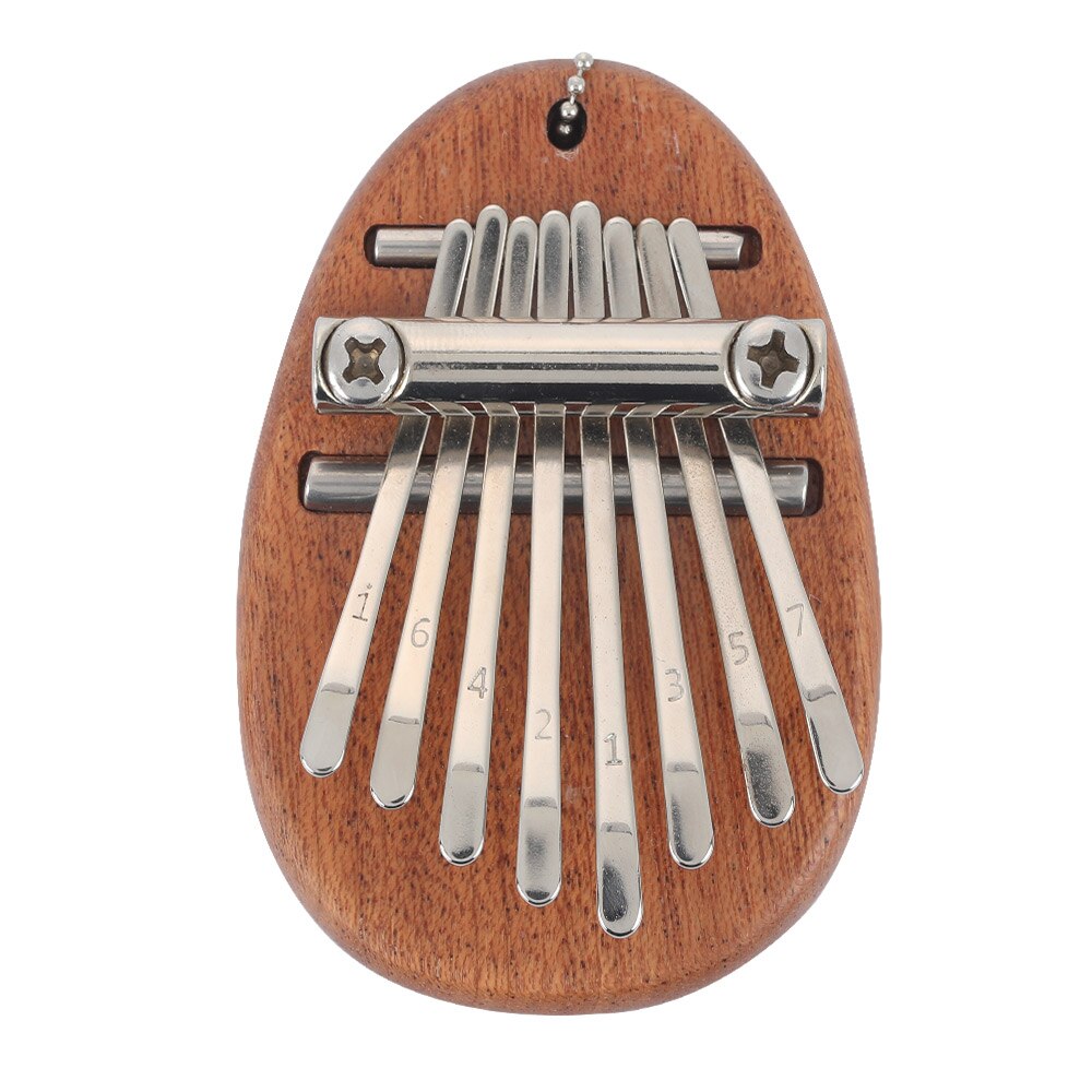 Solid Mbira 8 Keys Kalimba Mini Portable Thumb Piano Kalimba Thumb Piano Wood African Musical Instruments Musician Music: Crystal wooden
