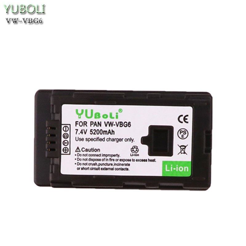 Bateria VWVBG6 VW-VBG6 VW VBG6 Kamera akku für PANASONIC AG-HMC71 HMC73 HMC150 HPX250 AC160MC AG-HMC155GK
