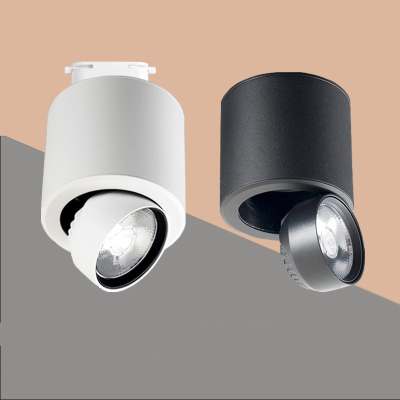 2 draden 9W 12W COB LED Spoor Licht Warm Wit Spoor Spot Verlichting Lampen AC110V/220 V opbouw LED Licht