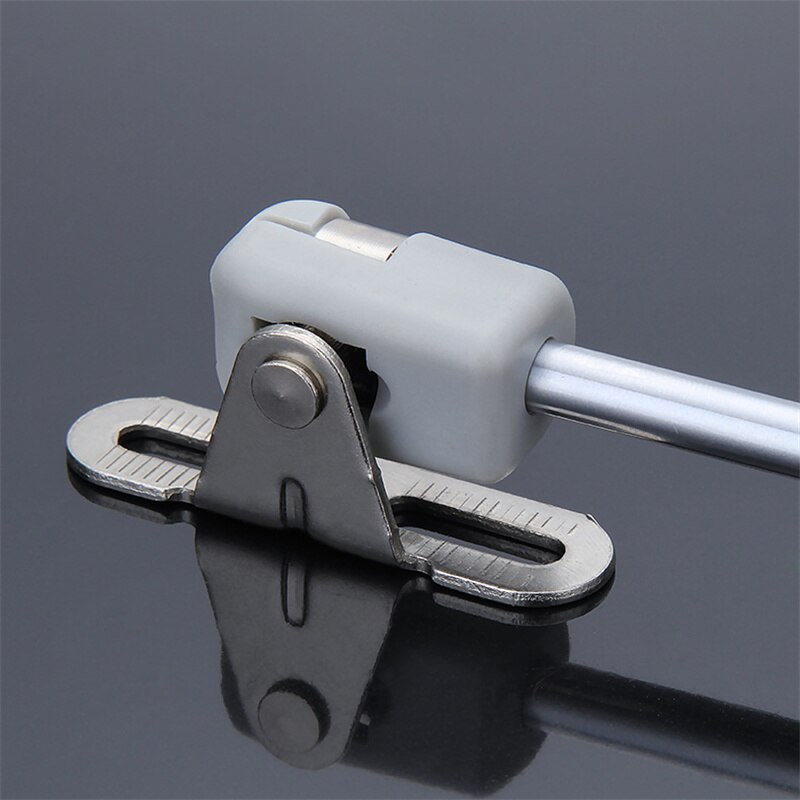 Charnière télescopique hydraulique à ressort à gaz pour porte de meuble, 2 pièces, 6-12KG, pour armoire de cuisine, couvercle de pilier, boîte de Support, quincaillerie de meubles