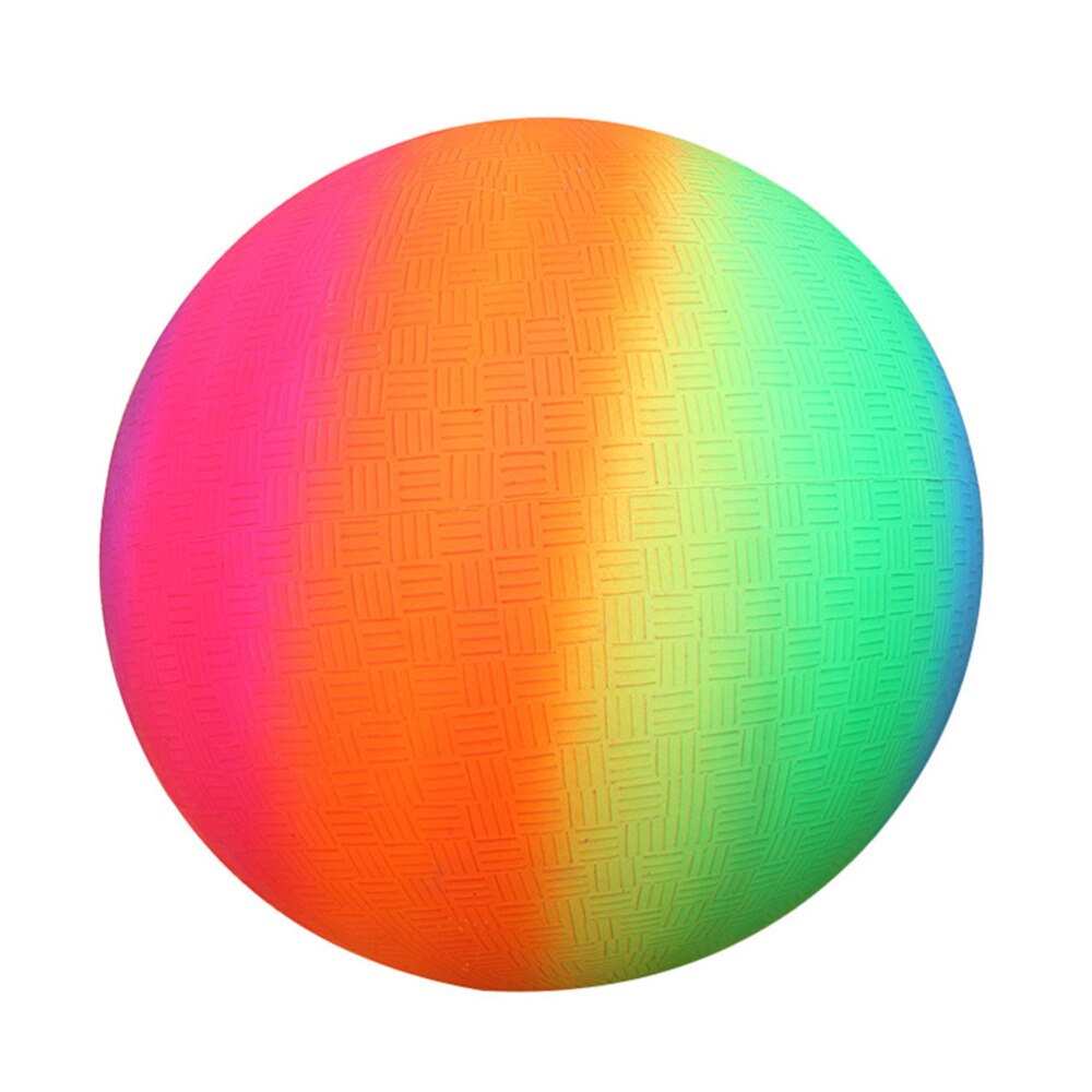 1 Pc palline da sbattimento per bambini palline gonfiabili in PVC per esterni color arcobaleno