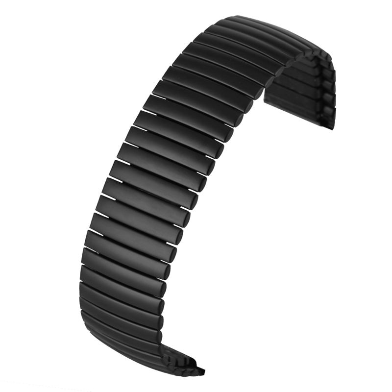 Rekbaar Lengte Horloge Band Geen Gesp Vervanging Roestvrijstalen Horloges Strap 20Mm 22Mm Matt Glossy Ремешок Для Часов