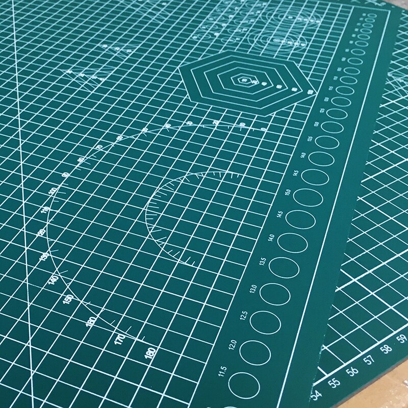 Cutting Mat A1 Pvc Rectangle Self Healing thicker Desktop Protection Mat A1 Craft Dark Green90cm * 60cm*0.3cm