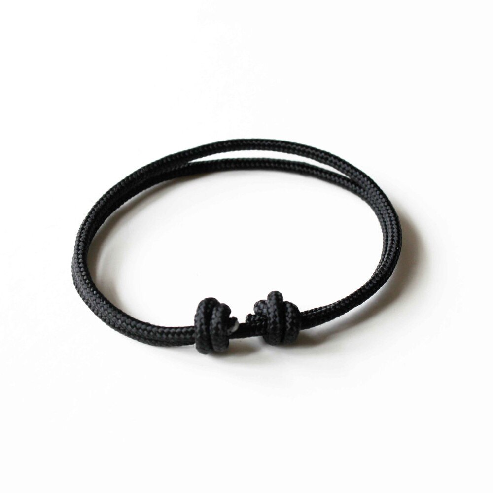 Bracelet paracorde 2mm de survie coloré à noeud réglable rapide