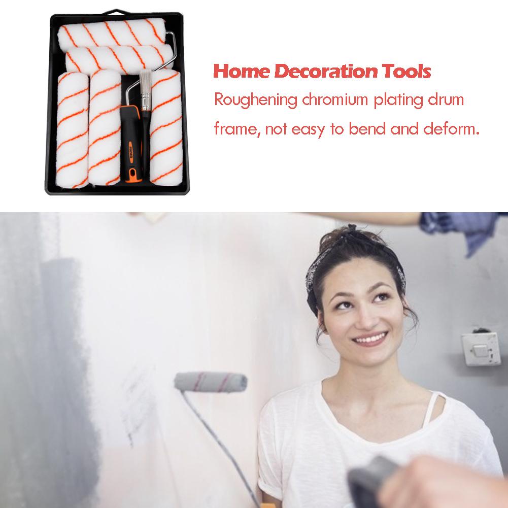 Pro ferramentas de pintura de parede pincéis de rolo de pintura conjunto moda para casa loja de parede necessária decoração do agregado familiar gadgets