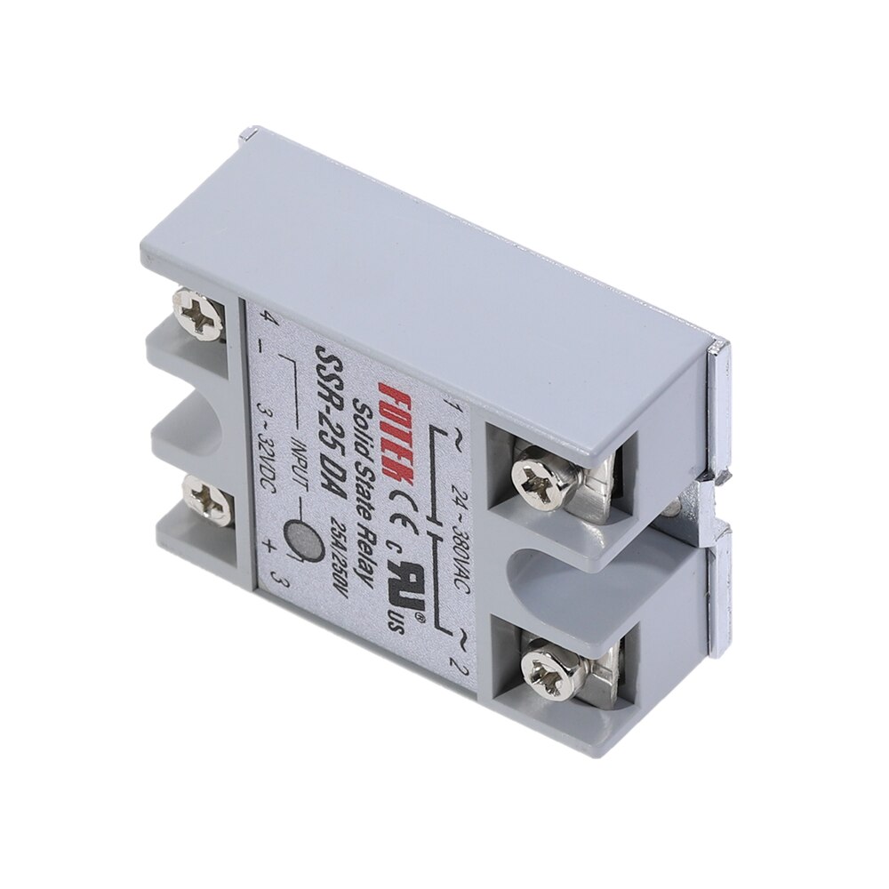 Solid State Relais SSR-25DA 25A Eigenlijk 3-32V Dc Naar 24-380V Ac Ssr 25DA Relais solid State Resistance Regulator