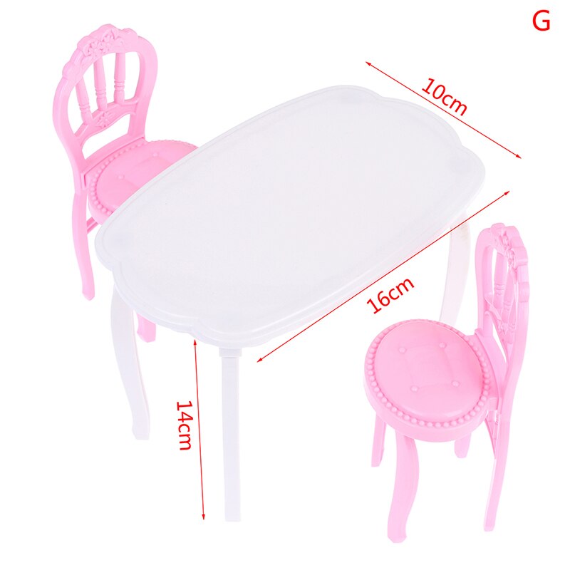 1:12 Simulation Miniature Furniture Toy Doll Dollhouse Refrigerator Table Food: G