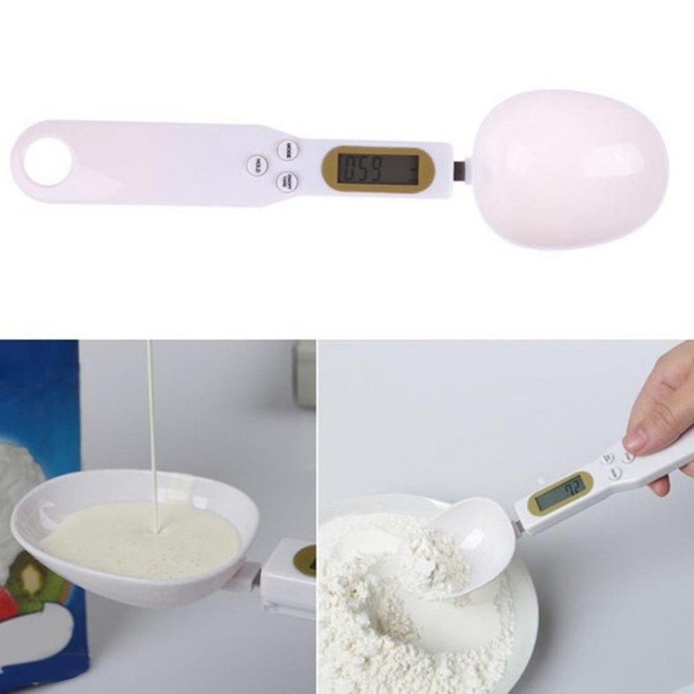Precise Digital Kitchen Electronic Spoon Measuring Spoons Electronic Portable Precise Spoon Weight LCD Display Food Scale