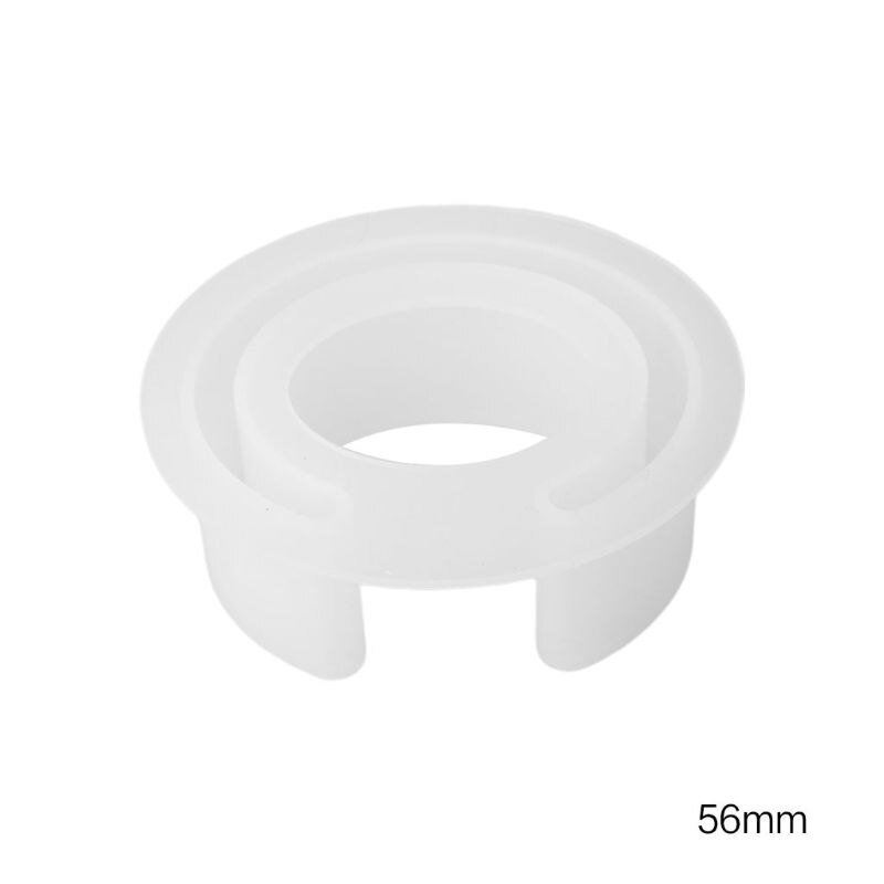 halb-öffnung C-förmigen Armbinde Silikon bilden DIY Kristall Epoxid Oval Armbänder Große Größe Spiegel Handwerk, Der Formen: 56mm A1