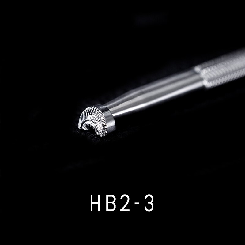 Sozo  hb2 läder halvmåne dekorativ kantarbete stämplingsverktyg sadel gör snideri mönster 304 rostfria streel stämplar utskrift: Hb2-3
