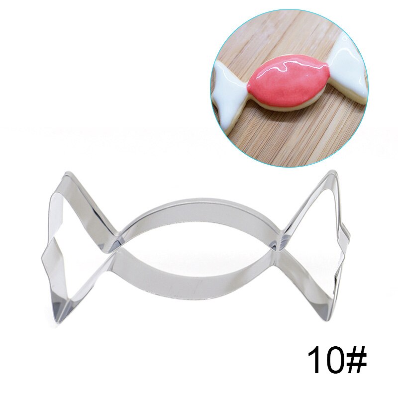 Rvs Kerst Cake Cookie Fondant Cutter Mold Bakken Cupcake Gebak Diy Gereedschap XHC88: 10