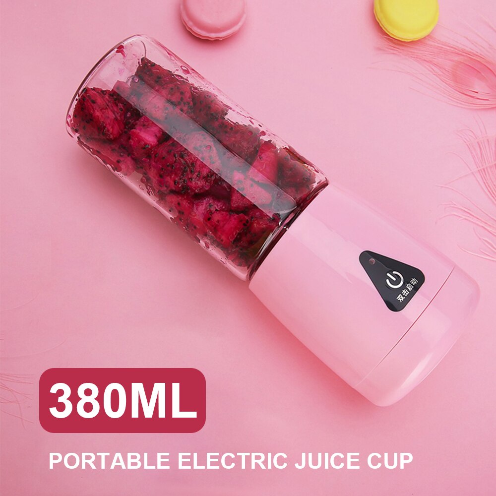 Juicer Blender USB Charging Multifunctional Portable Fruit Mixers Juice Machine With Glass Cooking Machine For Kitchen Tools