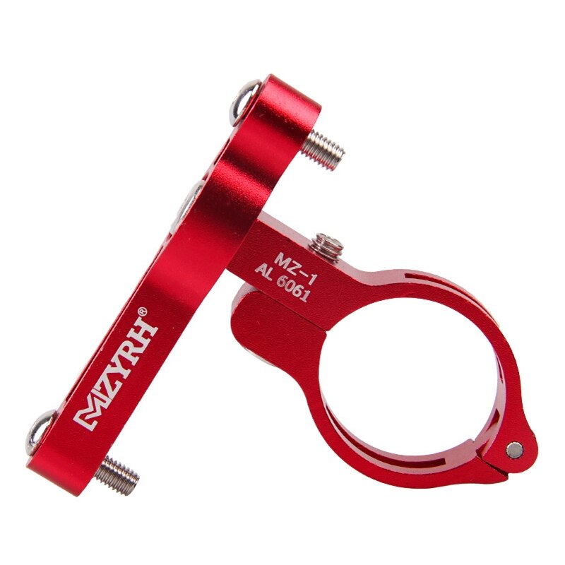 1PC Cycling Water Bottle Clamp Bottle Cage Holder Adapter Support Transition Socket Handlebar Mount For MTB Road Bicycle: Red