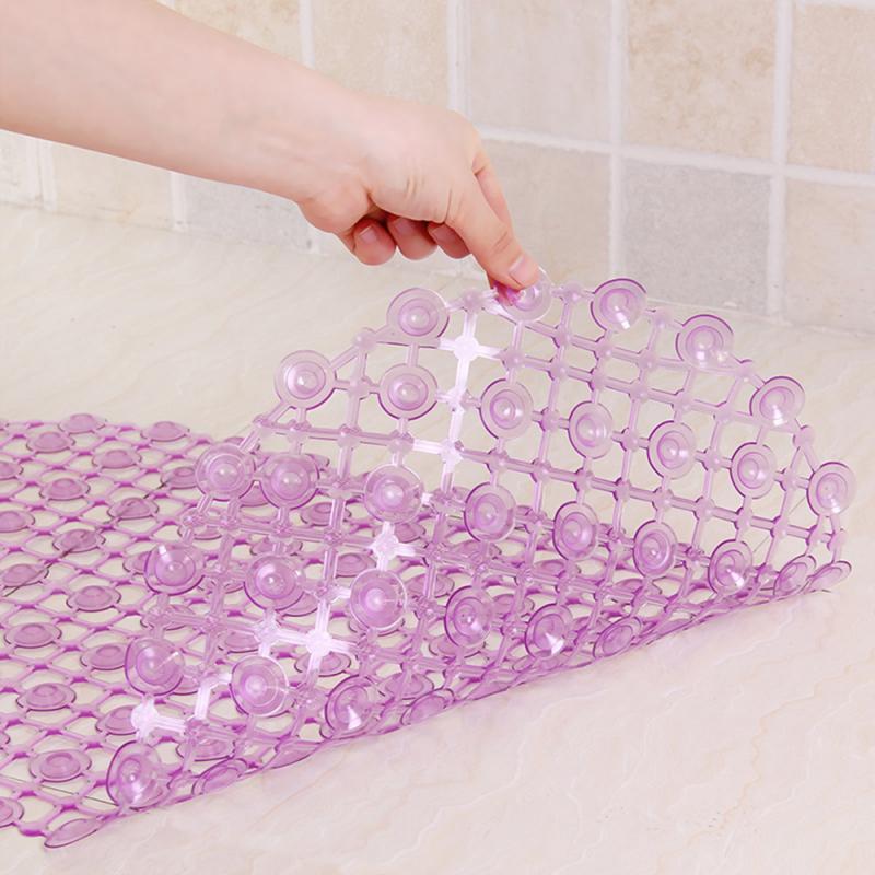 1Pcs PVC Safety Anti-slip Floor Mat Shower Bath Mat Plastic Massage Pad Bathroom Carpet Bath Mat Rug Massage Pad