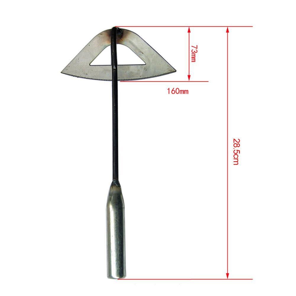 Zappa cava temprata in acciaio rastrello per diserbo portatile piantare ortaggi attrezzi da giardino attrezzi per l&#39;agricoltura accessori per diserbo