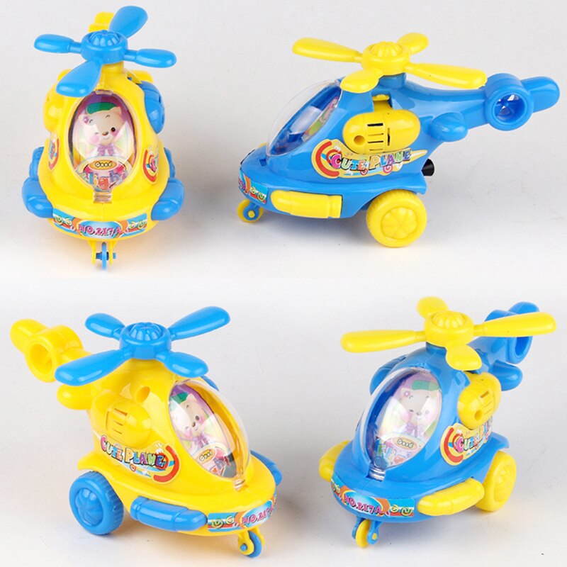 Baby Favoriete Cartoon Dier Wind Up Speelgoed Helikopter Clockwork Klassieke Speelgoed