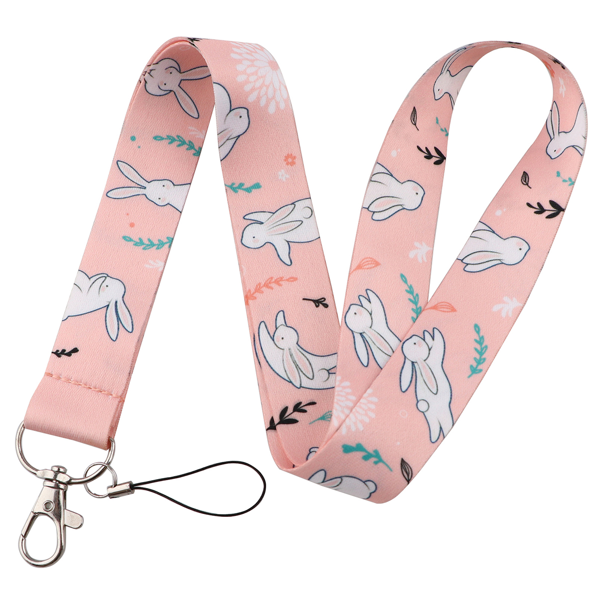 Cute Capybara Lanyard for Keys Neck Strap ID Card Badge Holder Cell Phone Strap Key Chain Key Holder Key Rings Accessories: Yellow