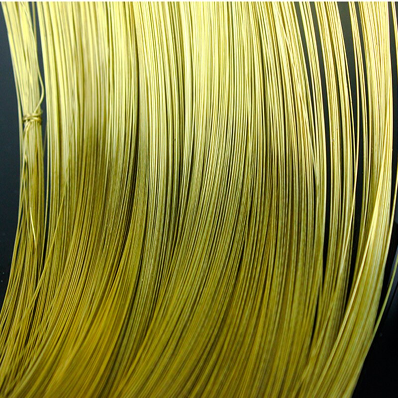 0.3/0.4/0.5/0.6/0.7/0.8/1.0/1.2/1.5/1.8/2.0/2.5/3.0/4.0/5.0 mm Brass Copper Wires Beading Wire h62