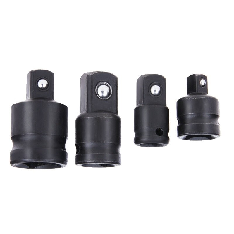 4pcs 1/4 3/8 1/2 Drive Socket Adapter Converter Reducer Air Impact Craftsman Socket Wrench Adapter Hand Tools Set Repair Tools