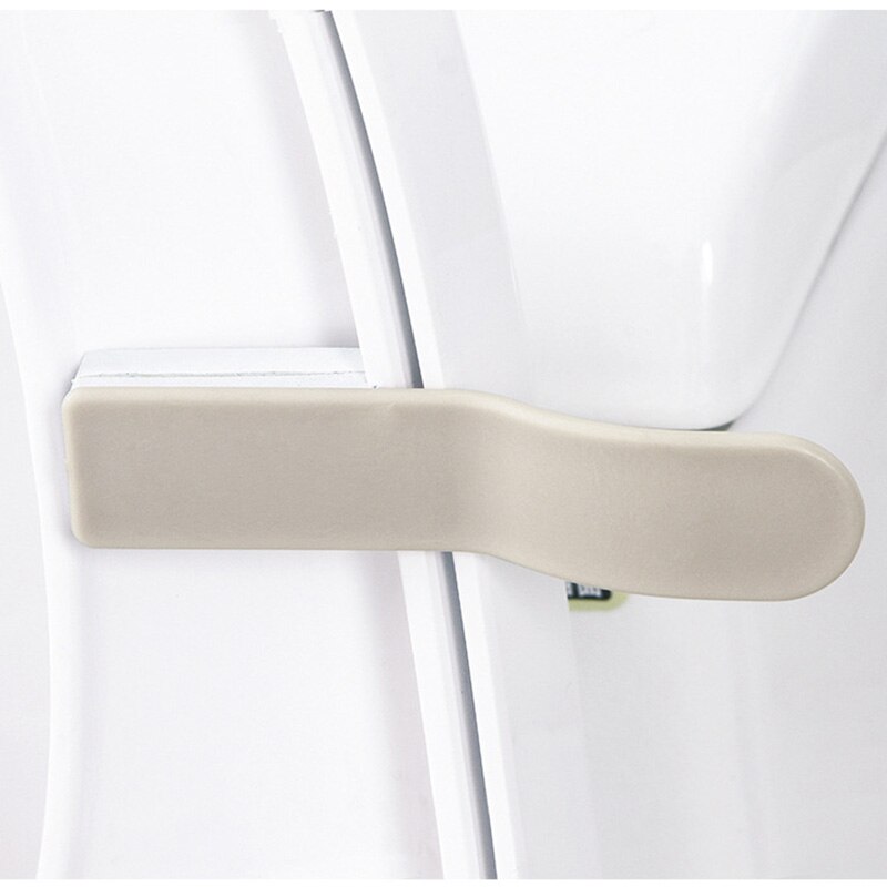 Toalettlockshållare lyftanordning closepall sitsskydd öppnat handtag plast toaletthandtag badrumstillbehör: Kaki