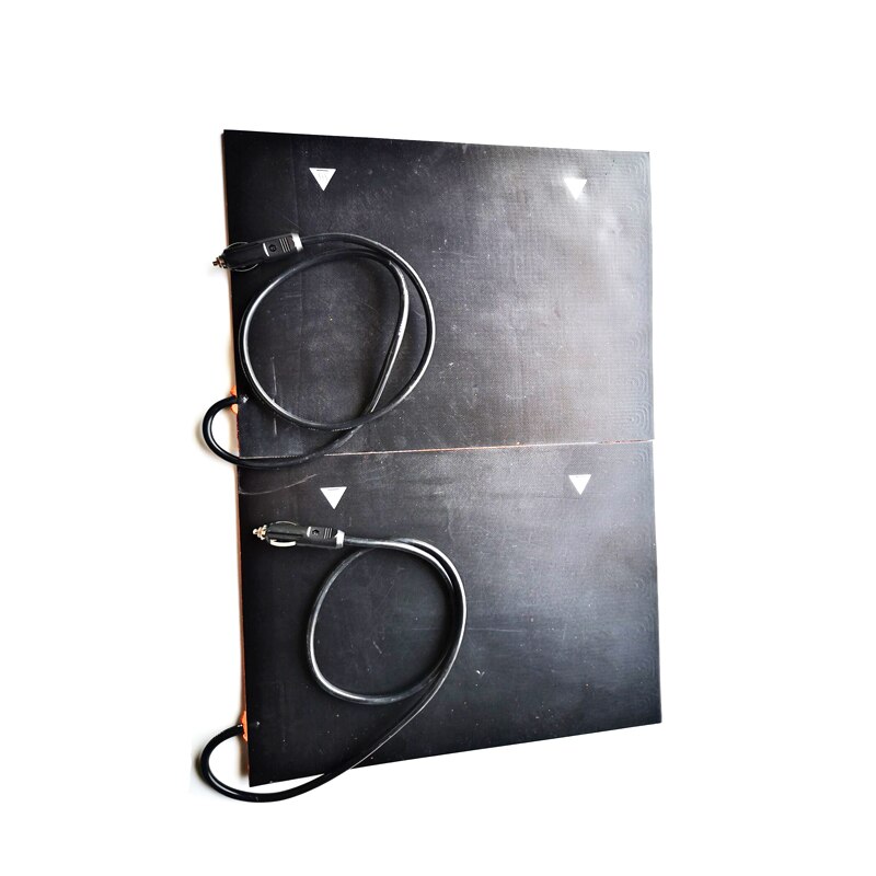 300*400*4.5mm 12v 100w Silicone pizza bag Heater 1000mm lead wire with car plug