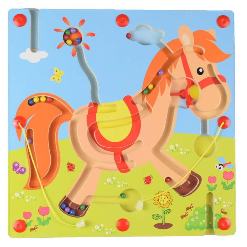 Magnetische labyrinth eltern-kind baby magnetische kinder puzzle 3-4-6 jahre alt mädchen junge intelligenz stift stift spielzeug