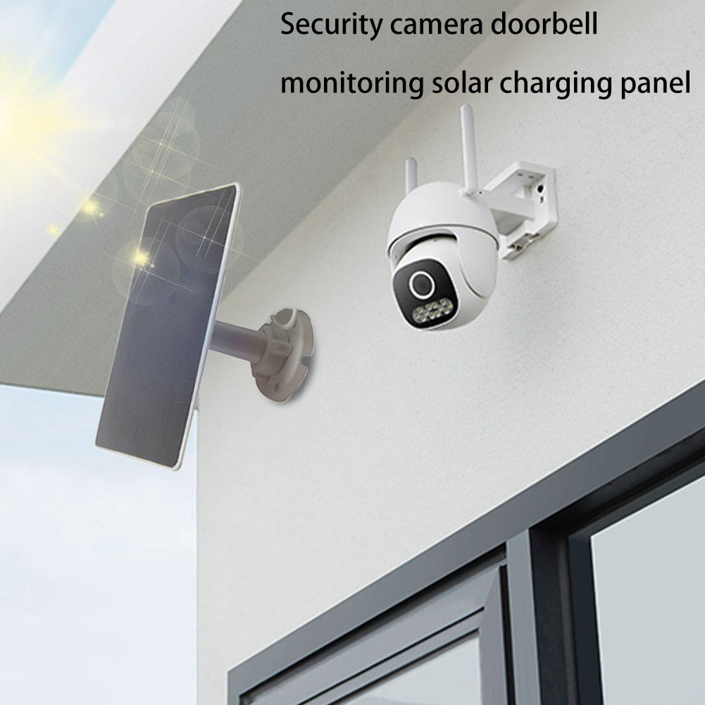 Kamera bezpieczeństwa 12W Panel słoneczny IP65 Wodoodporny panel słoneczny USB 360 ° Regulowana ładowarka zewnętrzna do ogniw słonecznych do kamer
