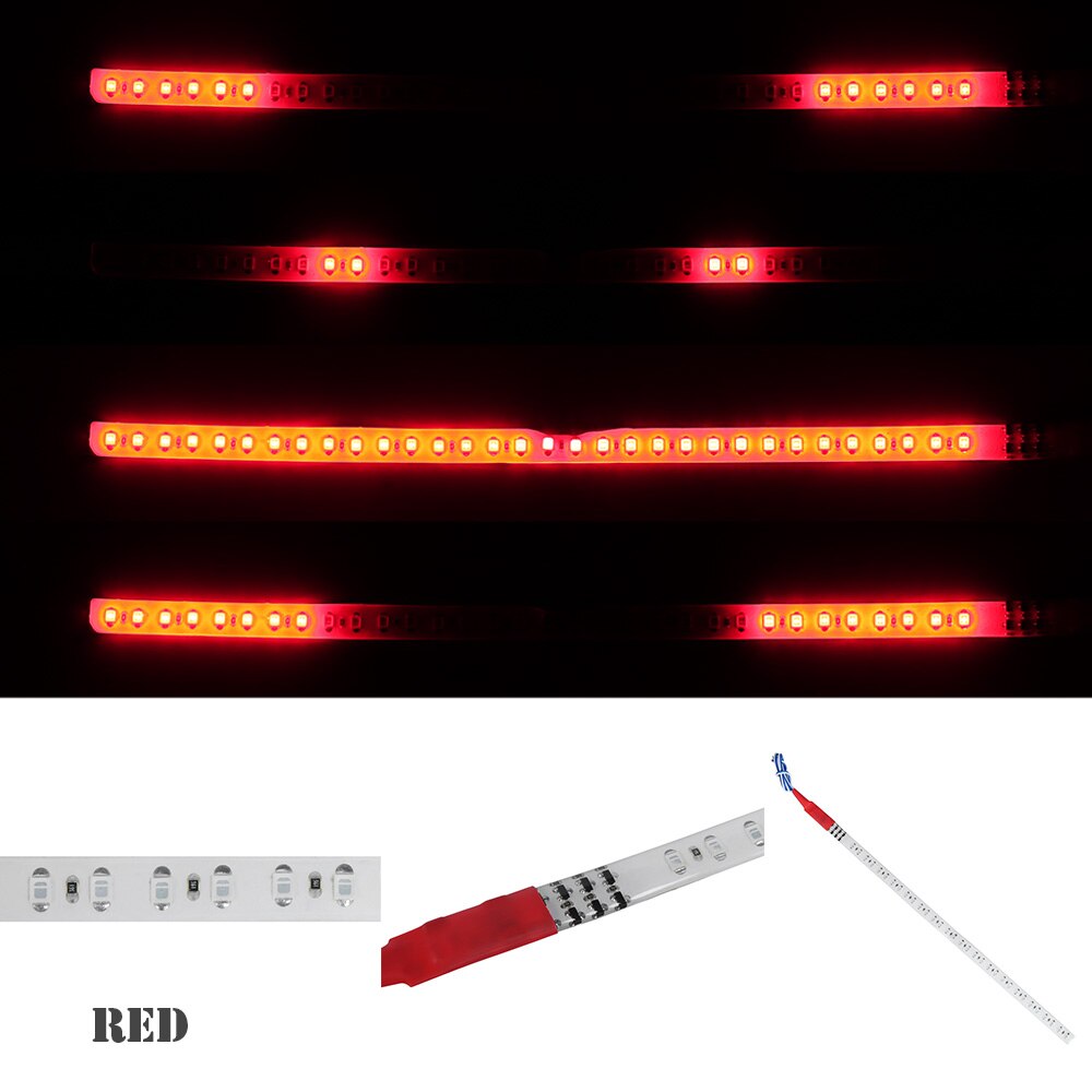 2 Stuks 30Cm 32 Led Knight Rider Flash Strobe Scanner Neon Strip Licht Diy Mode Auto decoratie