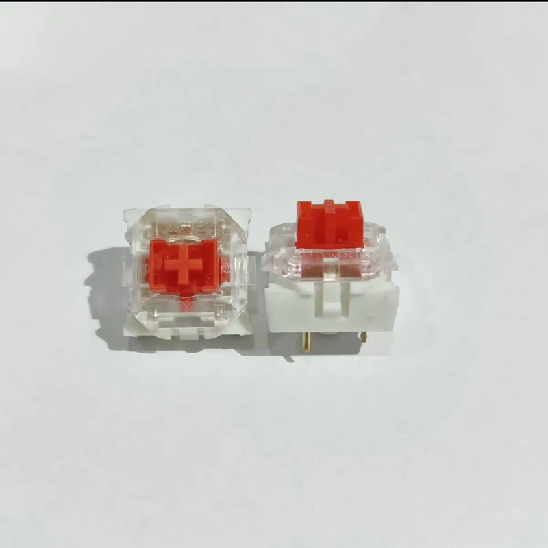 OUTEMU Half Height Dwarf GTMX Green Brown Red Black Switch 3 Pins Linear Clicky Tactile DIY Custom Mechanical keyboard Switshes: Ciemnoniebieski / Szary Przełącznik