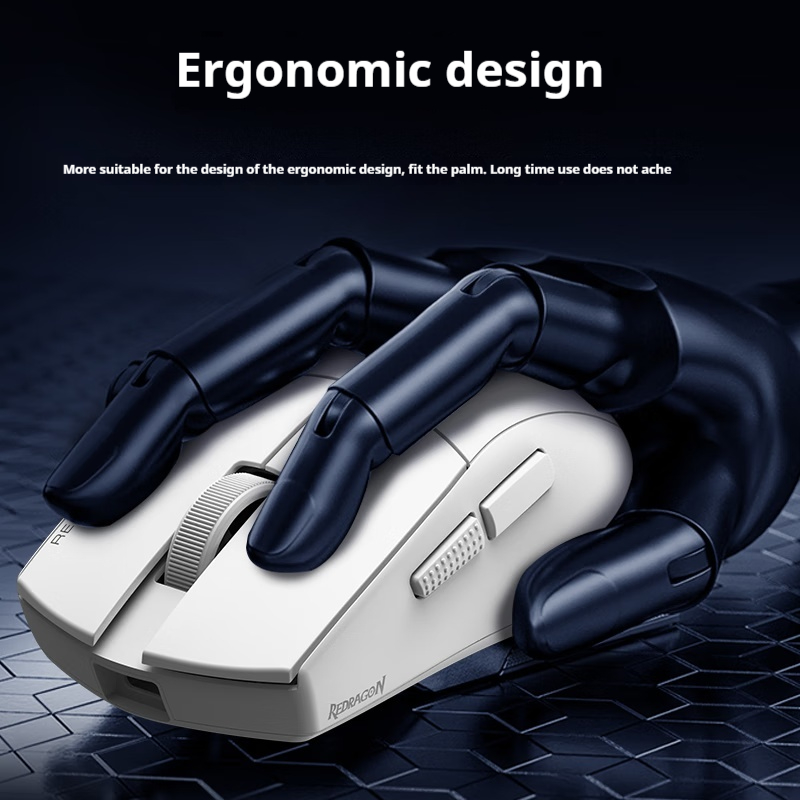 Redragon G49 PRO Gaming Mouse Wireless Bluetooth Tri-Mode Ergonomics Lightweight E-Sports Gaming Mouse For PC Gamer Accessories