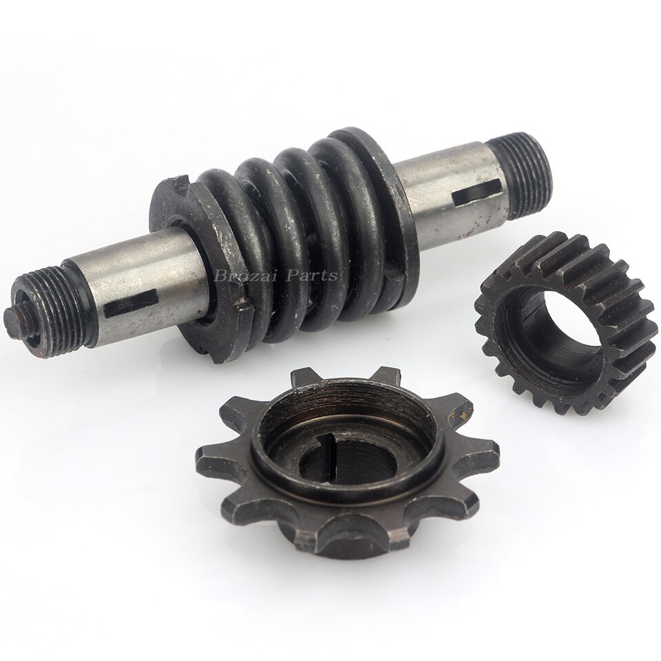 Push Bike 10T Gear&Clutch Shaft&Drive Sprocket Fits 49cc 66cc 80cc Engine Motorized Bicycle