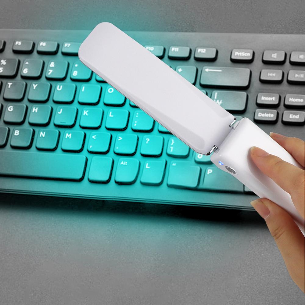 Tragbare UV Uv Sterilisator UVC Desinfektion lampe Faltbare UV Keimtötende licht Sanitizer USB Reise Bakterizide Lampe