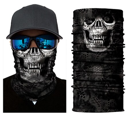 BJMOTO Magie Kopf Gesicht Maske Nahtlos Winddicht Anti-Uv Multi Verschleiß Rohr Bandana Durag Radfahrer Motorrad Schal: Modell 11
