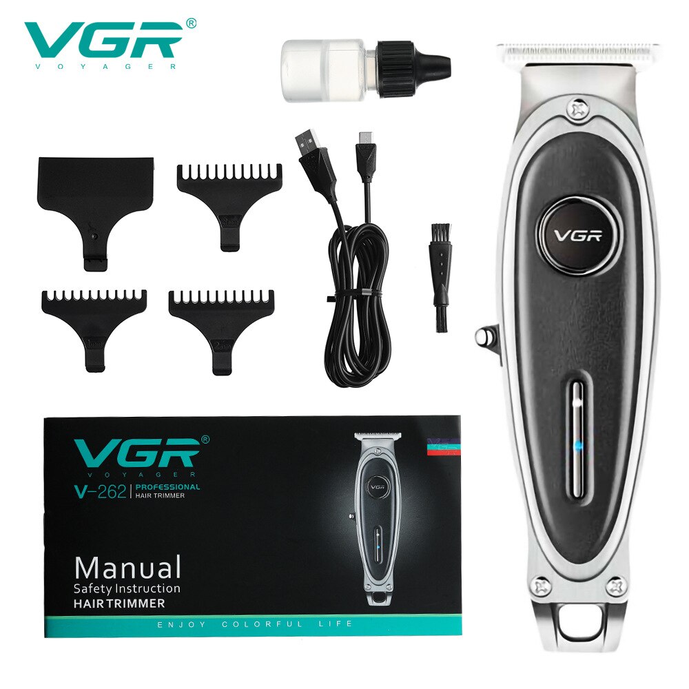VGR – rasoir électrique rétro Rechargeable, tondeuse à cheveux Portable à pointe d'huile V-262
